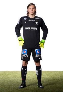 Norrköpings målvakt Julius Lindgren