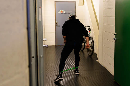 Rögles Sebastian Collberg värmer upp