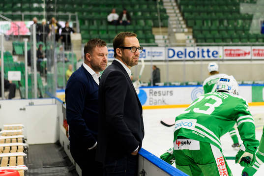 Rögles assisterande tränare Patrik Ross och assisterande