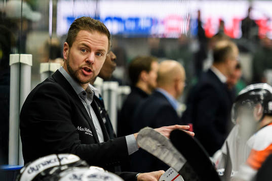Karlskronas assisterande tränare Mikael Aaro