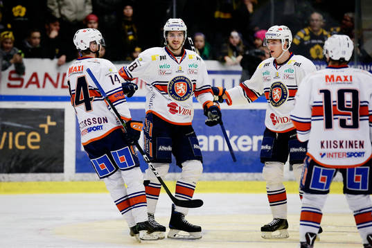 Växjös Dennis Everberg, Emil Pettersson och Philip Holm