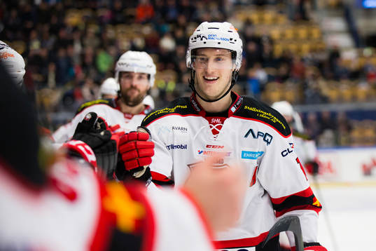 Malmö Redhawks Robin Alvarez jublar