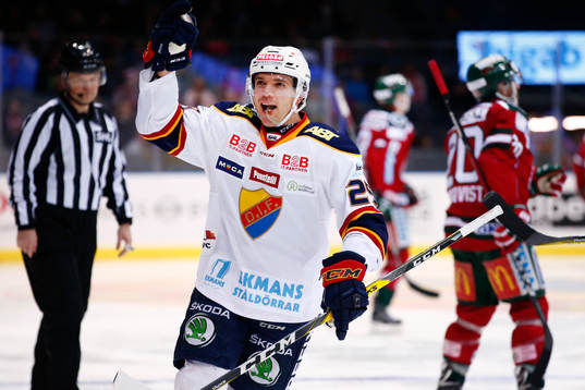 Djurgårdens Matt Anderson jublar