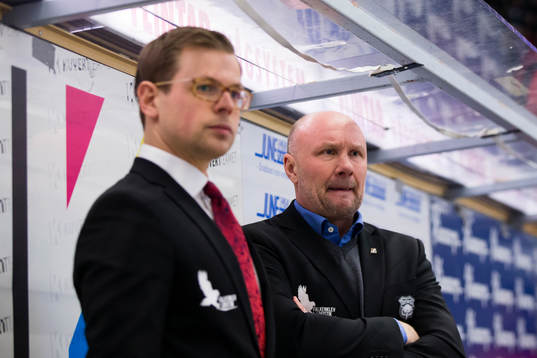 Malmö Redhawks assisterande tränare Martin Filander och