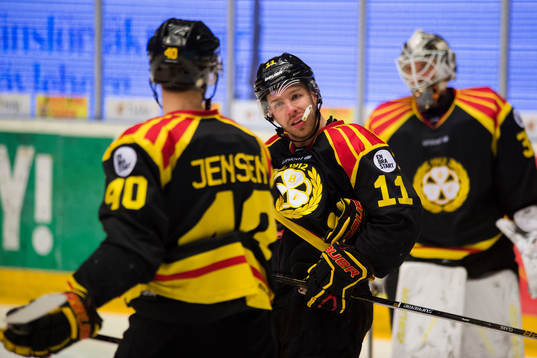 Brynäs Jesper Jensen och Kevin Clark