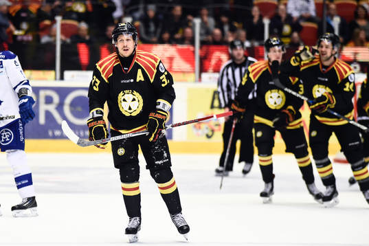 Brynäs Elias Fälth  jublar