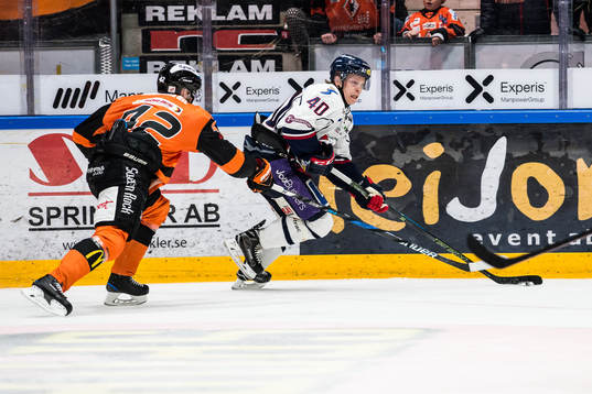 Karlskronas Niklas Arell   och Linköpings Ken André Olimb