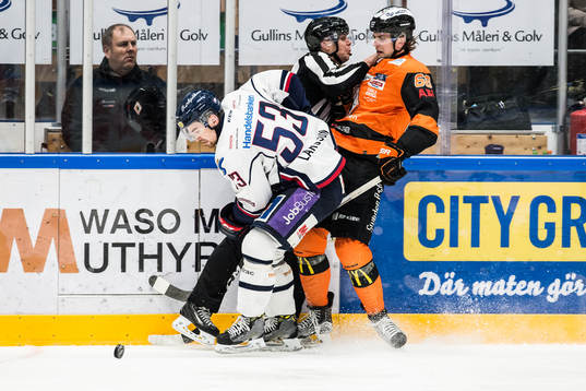 Linköpings Eddie Larsson  och Karlskronas Daniel Gunnarsson