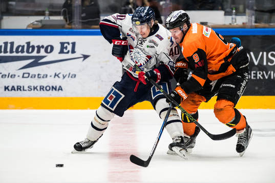 Linköpings Ken André Olimb  och Karlskronas Morten Madsen