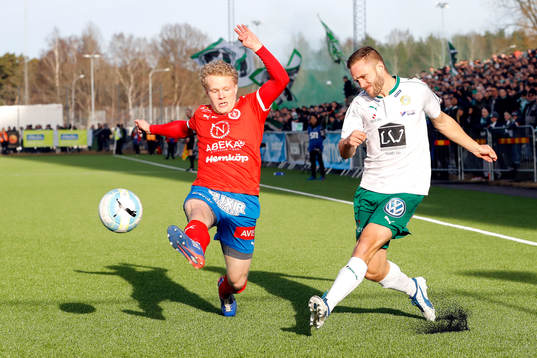 Nyköpings Simon Esséus och Hammarbys Mats Solheim