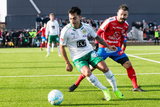 Hammarbys Jiloan Hamad och Nyköpings Dago Funes
