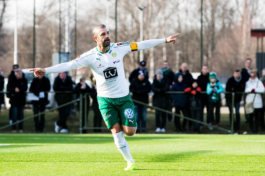 Hammarbys Kennedy Bakircioglu jublar