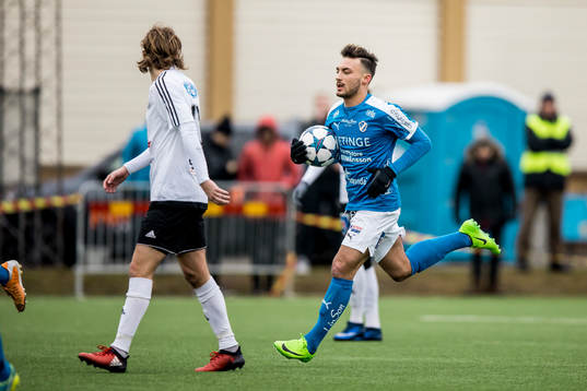 Halmstads Sead Haksabanovic jublar