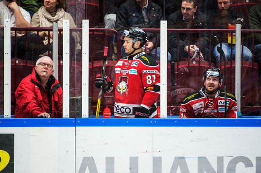 Malmö Redhawks Ilari Filppula och Magnus Häggström