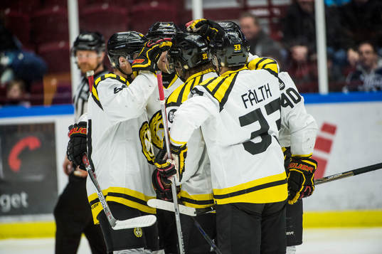 Brynäs Jonathan Granström jublar