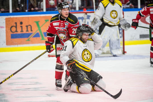 Malmö Redhawks Erik Forssell och Brynäs Jonathan