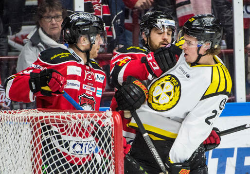 Malmö Redhawks Frederik Storm och Nichlas Hardt i bråk