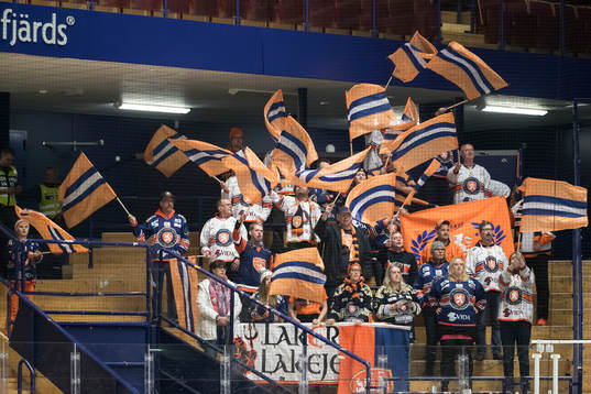 Växjös supporter jublar