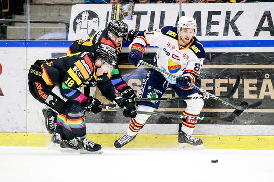 Skellefteås Pontus Petterström och Emil Djuse