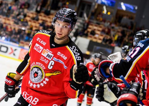 Luleås Johan Harju jublar