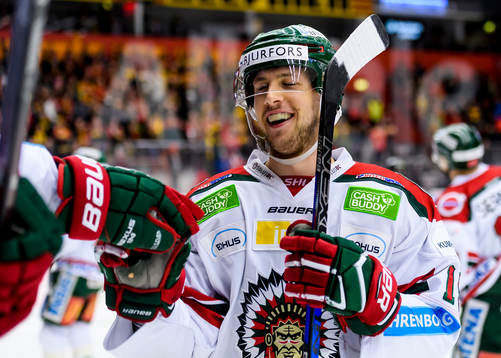 Frölundas Matt Donovan jublar