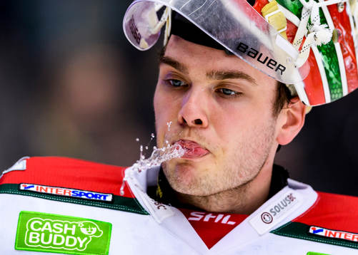 Frölundas målvakt Johan Gustafsson