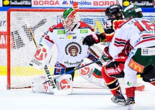 Frölundas målvakt Dan Bakala