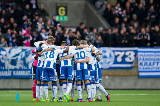 IFK Göteborg samlade innan fotbollsmatchen i Svenska Cupen