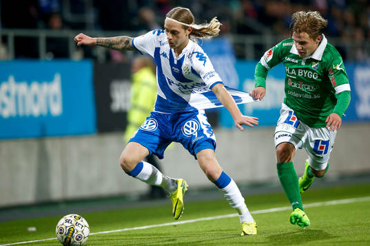 IFK Göteborgs Elias Mar Omarsson och Ljungskiles Hampus