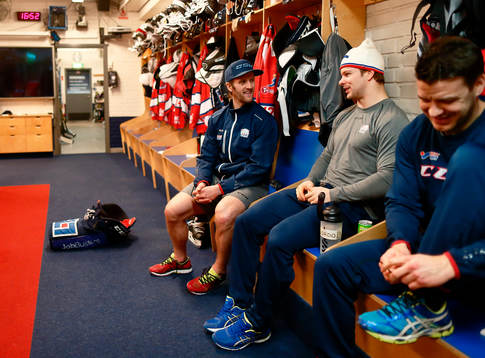 Linköpings Sebastian Karlsson, Andrew Gordon och Niklas