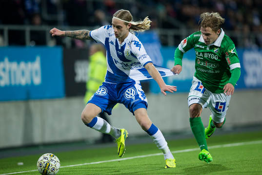 IFK Göteborgs Elias Mar Omarsson och Ljungskiles Hampus