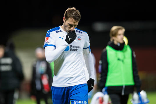 Helsingborgs Frederik Helstrup deppar
