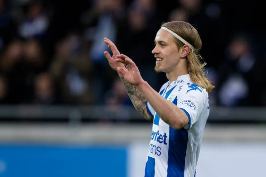 IFK Göteborgs Elias Mar Omarsson jublar