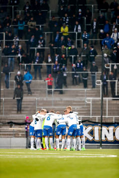 Norrköpings spelare laddar