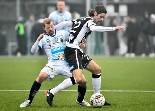 Gefles Jonas Lantto och Landskronas Adi Nalic