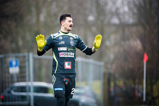 Landskronas målvakt Ivo Vazgec