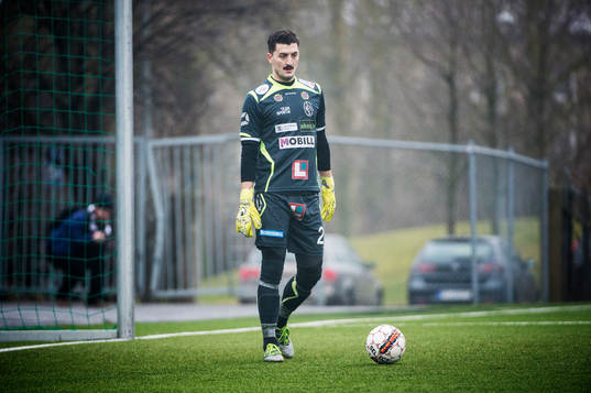 Landskronas målvakt Ivo Vazgec