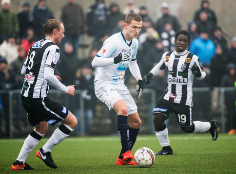 Gefles Piotr Johansson mot Landskronas Måns Ekvall och