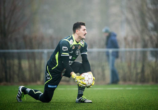 Landskronas målvakt Ivo Vazgec