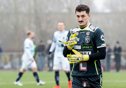 Landskronas målvakt Ivo Vazgec