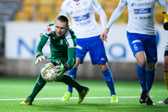 Värnamos målvakt Tobias Andersson