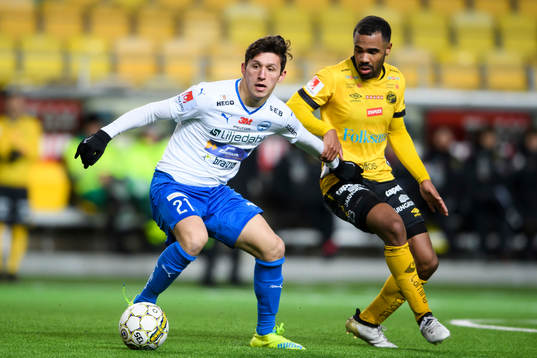 Värnamos Elvis Dani och Elfsborgs Alex Dyer