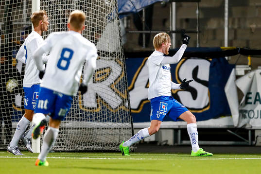 Norrköpings Karl Holmberg jublar