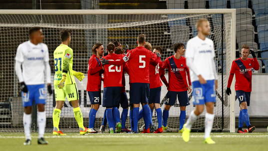 Örgrytes spelare jublar och Norrköpings deppar