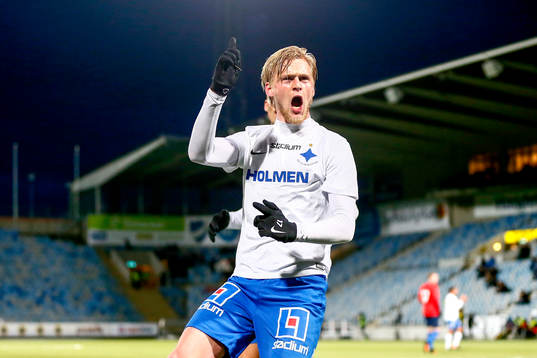 Norrköpings Karl Holmberg jublar
