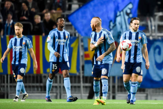 Djurgårdens Magnus Eriksson  deppar
