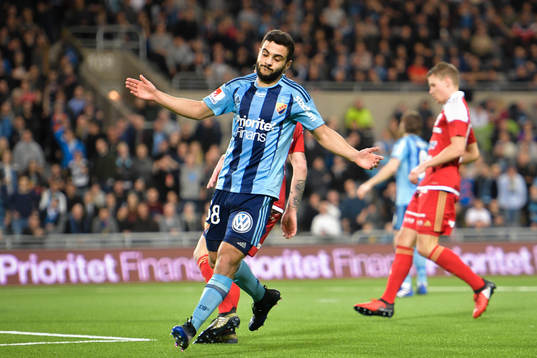 Djurgårdens Othman El Kabir  deppar