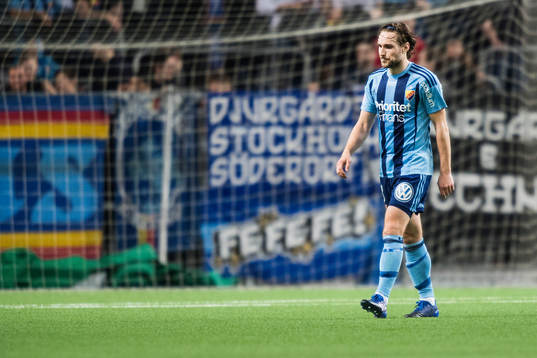 Djurgårdens Kevin Walker deppar