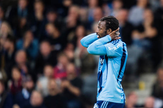 Djurgårdens Amadou Jawo deppar