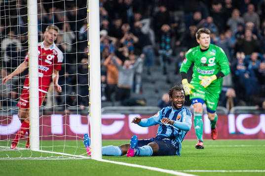 Djurgårdens Amadou Jawo deppar